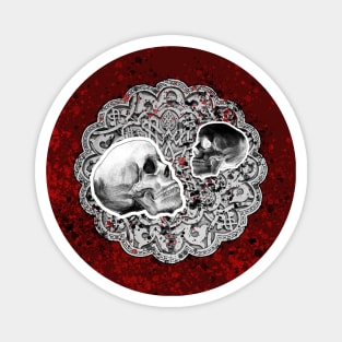 Acient skulls 2 Magnet